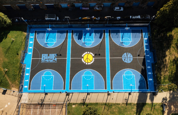 Deptford Blue Cage basketball courts given spectacular revamp